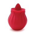 thumbnail image 1 of Skins Rose Buddies The Rose Lix Clitoral Vibrator, Red, 1 of 2