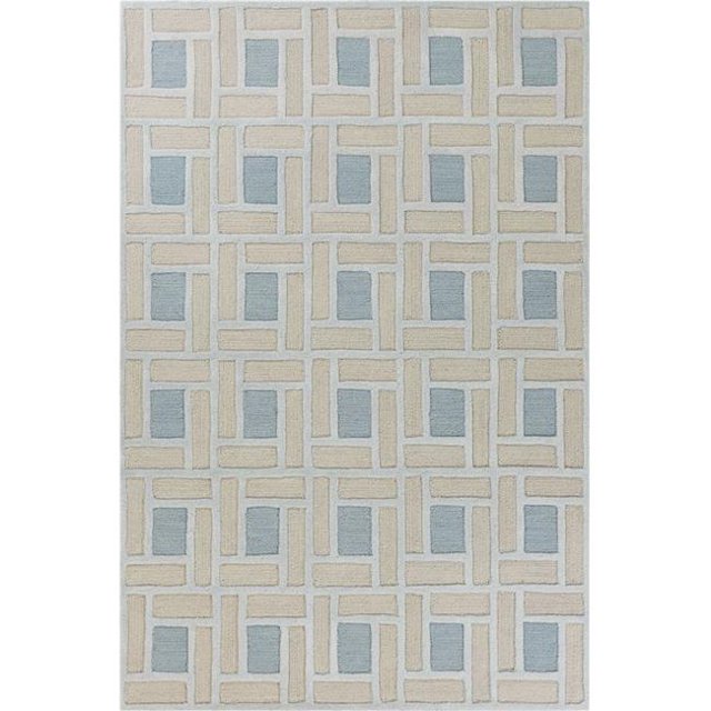 HomeRoots 352939 5 x 7 ft. Wool Spa & Pumice Area Rug