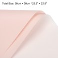 thumbnail image 2 of Unique Bargains Double Sided Color Flower Wrapping Paper Pink+White 22.8'x22.8' Waterproof 10 Pack, 2 of 5