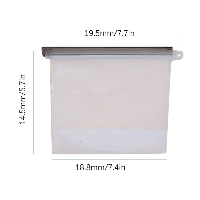 Bdday Organisateurs et Rangement pour Réfrigérateur Sac de Conservation Portable Auto-Scellant Sac de Scellage Sac de Rangement Alimentaire Sac de Rangement pour Café