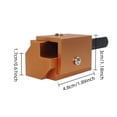thumbnail image 2 of Woodworking Chisel Set for Cabinet Doors 90° Corner Square Slot Cutter Hinge Tool Woodworking for Precise Carving and Fitting, 2 of 4