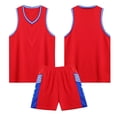 thumbnail image 4 of Boys' Fast - Drying Sport Outfit: Breathable Sleeveless Shirt & Basketball Shorts Set, 4 of 9