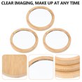 thumbnail image 5 of FRCOLOR Travel Mirror 3Pcs Makeup Mirrors Travel Portable Compact Makeup Mirrors (Assorted Color),2.76"X2.76"X0.39", 5 of 5