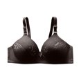thumbnail image 2 of AherBiu Wireless Bras for Women Plus Size Comfort Soft Full Coverage High Support Push up Bralette Solid Color Bras, 2 of 9