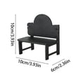 thumbnail image 3 of Doll Miniature Furniture Wooden DIY Table And Chair Children's Toy Fun DIY Assembly Miniature Fairy Desk And Chair Children's Fun Wooden Rocking Chair Toy, 3 of 4