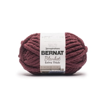 Bernat® Blanket Extra Thick™ #7 Fil de polyester géant, prune 21,2 oz/600 g 72 yards