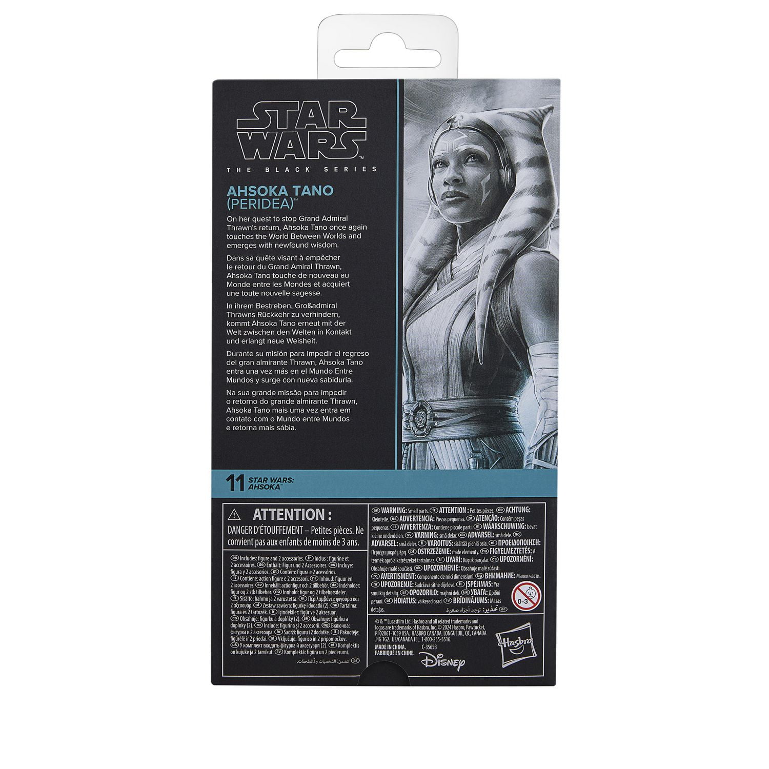 Star Wars The Black Serie, figurine de collection Ahsoka Tano (Peridea) (15 cm)