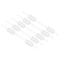 thumbnail image 1 of Unique Bargains 4.7 Ohm Resistors, 10Pcs 5W Ceramic Cement Resistor Power Cement Resistor Kit Tolerance 5% for Power Adapters Audio, 1 of 4