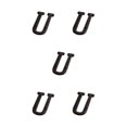 thumbnail image 3 of relayinert Durable And Rustproof Metal House Number Plaque Impeccable Door Decoration Easy To Install Metal Letters House Numbers B17--U 5Set, 3 of 6