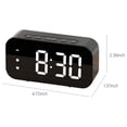 thumbnail image 3 of Chmadoxn LED Electronic Alarm Clock Mirror Clock Student Plug-in-use Small Alarm Clock Digital Clock Sound-controlled Temperature Clock alarm clock, 3 of 6