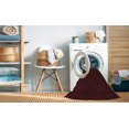 thumbnail image 2 of Ahgly Company Tapis Rectangulaire Lavable en Machine Intérieur Transitionnel Rouge Canneberge, 2 Pieds x 3 Pieds, 2 of 7