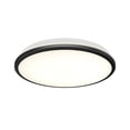 thumbnail image 1 of Artika Modern LED 13 In. Flush Mount Ceiling Light Fixture, Matte Black, 1 of 8