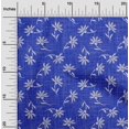 thumbnail image 2 of oneOone Georgette Viscose Blue Fabric Asian Block Craft Projects Decor Fabric Printed By The Yard 42 Inch Wide, 2 of 4