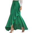 thumbnail image 4 of Ketyyh-chn99 Robes Femmes Robe d'Été Robe Extensible Robe T-shirt Décontractée Robes à Manches Longues Robe Boho de Plage Vert,P, 4 of 5
