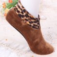 thumbnail image 4 of Aocisk Chaussettes Thermiques Chaudes pour Lit Non Léopard Hiver Chaussettes d'Intérieur pour Femmes Chaussettes Thermiques pour Femmes Café Taille Unique, 4 of 4