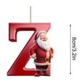 thumbnail image 3 of Vaidha 26 Letters Christmas Tree Decoration Pendant Christmas Tree Ornaments Personalized DIY Christmas Ornaments Christmas Decoration Xmas Tree Hanging Decor Feature, 3 of 5