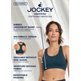 thumbnail image 3 of Jockey Women's Seamfree Mid Impact Sports Bra, 3 of 7