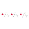 thumbnail image 1 of Ruiboury Lightweight Hood Lock For Car Modification Security Sleek Affordable red DP17-32 3Set, 1 of 6