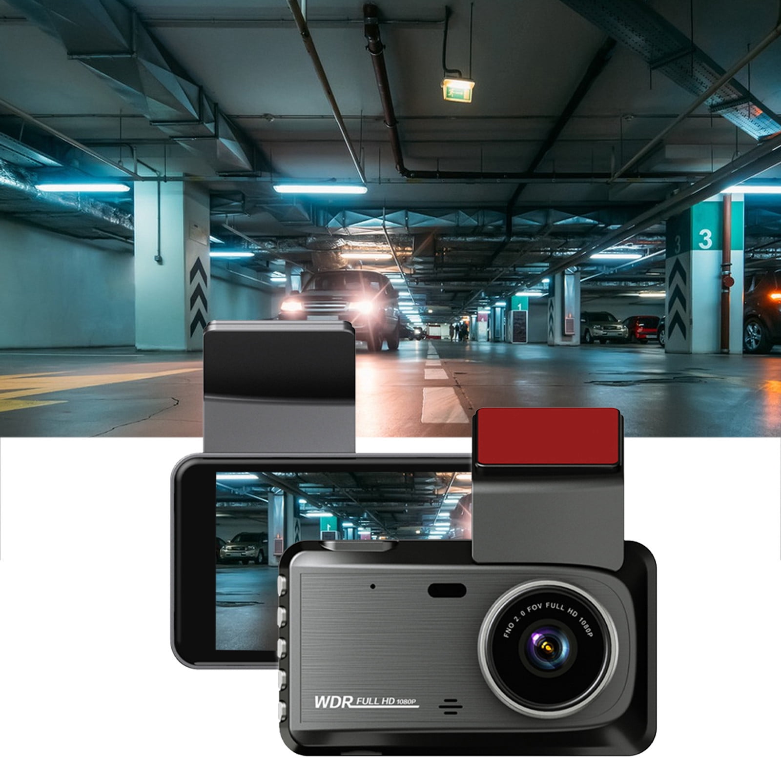 TopLLC Dash Cam 1080P For Cars 4 Inch Dashcam With Super Night Vision 170 Wide Angle Dashboard Cam Recorder Loop Recording Parking Monitor Motion Detection G Sensor Dash Cam
