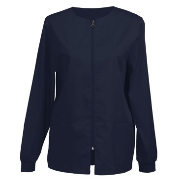 Veste d'Uniforme pour Femmes, Veste de Travail à Fermeture Éclair devant, Veste d'Échauffement