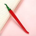 thumbnail image 1 of Feltree Chili Shaped Vegetable Styling Gel Ink Pen with 0.5mm Fine Tip, Writing Pen for Students and Office Supplies, Multifunctional for Drawing and Signing, 1 of 8