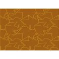 thumbnail image 1 of Ahgly Company Machine Washable Indoor Rectangle Transitional Neon Orange Area Rugs, 2' x 5', 1 of 7