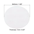 thumbnail image 2 of Unique Bargains Doublure de Couvercle en Mousse 43mm/1.68 Pouces, 100 Pcs Joint Sensible à la Pression Résistant PS Blanc Rouge, 2 of 7