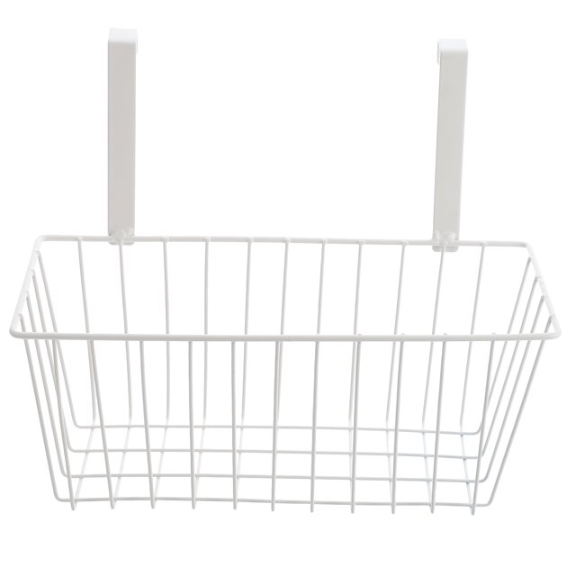 SHISUYAN 1pc Iron Art Versatile Storage Basket Iron Flower Pot Stand (White)