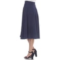thumbnail image 3 of White Mark Jupe Midi Évasée Tasmin pour Femmes, 3 of 6
