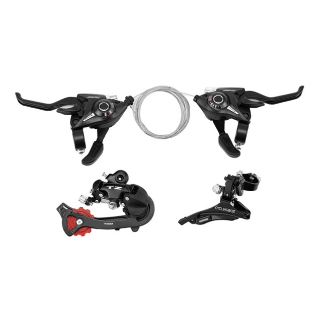 er Levers 2.22cm Diameter Strong Brake Lever Bike Folding Derailleur Set