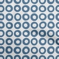 thumbnail image 1 of oneOone Cotton Cambric Medium Blue Fabric Geometric Craft Projects Decor Fabric Printed By The Yard 56 Inch Wide, 1 of 5