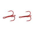 thumbnail image 1 of Corrosion Resistance Red 100PCS Fishing Hook, Fishhook, For Stream Sea Fishing Pool Wild Fishing 8#, 1 of 8