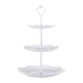 thumbnail image 4 of XZNGL 3-Tier Cupcake Stand Cake Dessert Wedding Event Party Display Tower Plate Round, 4 of 8