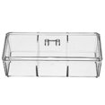 thumbnail image 3 of 1 Pc Acrylic Transparency Food Storage Box Stackable 3 Grids Tea Bag Organizer Kitchen Sorting Container with Dustproof Cover, 3 of 6