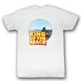 thumbnail image 1 of Jaws Films Roi de la Plage T-Shirt à Manches Courtes pour Adulte, 1 of 2