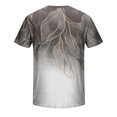 thumbnail image 4 of HKEJIAOI Hommes Printemps Été Décontracté Sport Couleur Bloc Raglan Manches Col Rond T-Shirt, 4 of 5