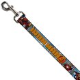 thumbnail image 2 of Dog Leash Iron Man Avengers Logo Cityscape 6 Feet Long 0.5 Inch Wide, 2 of 2
