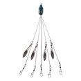 thumbnail image 2 of Agiferg 5 Arms Alabama Umbrella Head Fishing Rig Bait Fishing Lures With Snap Swivels, 2 of 2