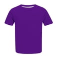 thumbnail image 5 of Yuyuzo Hauts Grande Taille pour Femmes T-Shirts à Manches Courtes à Col Rond T-Shirts de Couleur Unie T-Shirts Basiques Unis, 5 of 5