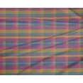 thumbnail image 3 of oneOone Polyester Lycra Fabric Madras Check Print Sewing Fabric BTY 56 Inch Wide, 3 of 3