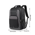 thumbnail image 2 of Matoen12 Waterproof Large Capacity Business Backpack for Men, Oxford Cloth Travel Bag with USB Port, Computer Backpack Suitable for 17 Inches Laptop & Tablet, 2 of 5