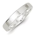 thumbnail image 2 of 925 Sterling Silver 4mm Flat Size 10 Band Ring, 2 of 3
