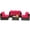 Red, variant on Costway 5PCS Patio Rattan Furniture Set Cushioned Sofa Chair Coffee Table Navy