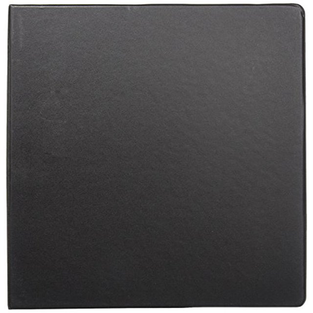 School Smart Reliure à Anneaux Ronde en Polypropylène, 2 Pouces, Noir