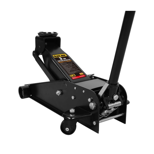 Black Jack 3 Ton Garage Jack Dual Piston, Blalck, Lifting Range