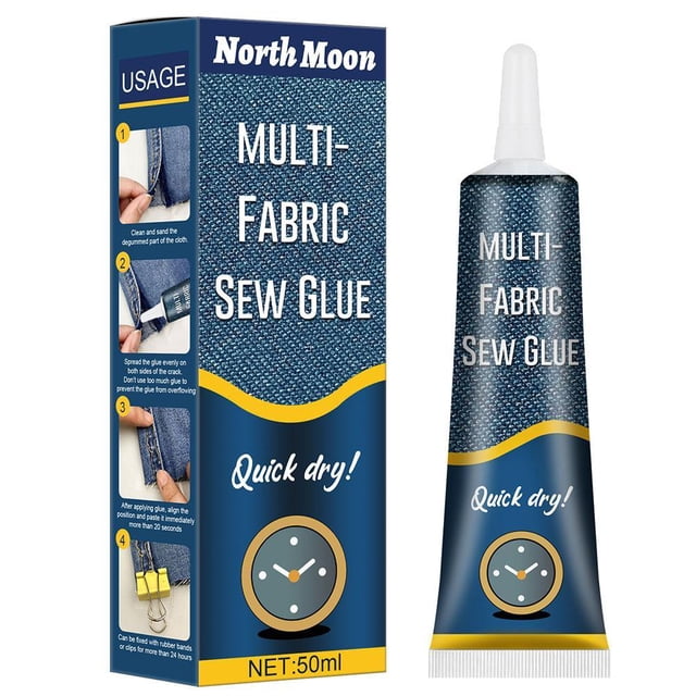 Colle pour Tissu EXTRA Forte, Liens Adhésifs pour Ourlet TEXTILE, Nouveau. Tissu K8O9