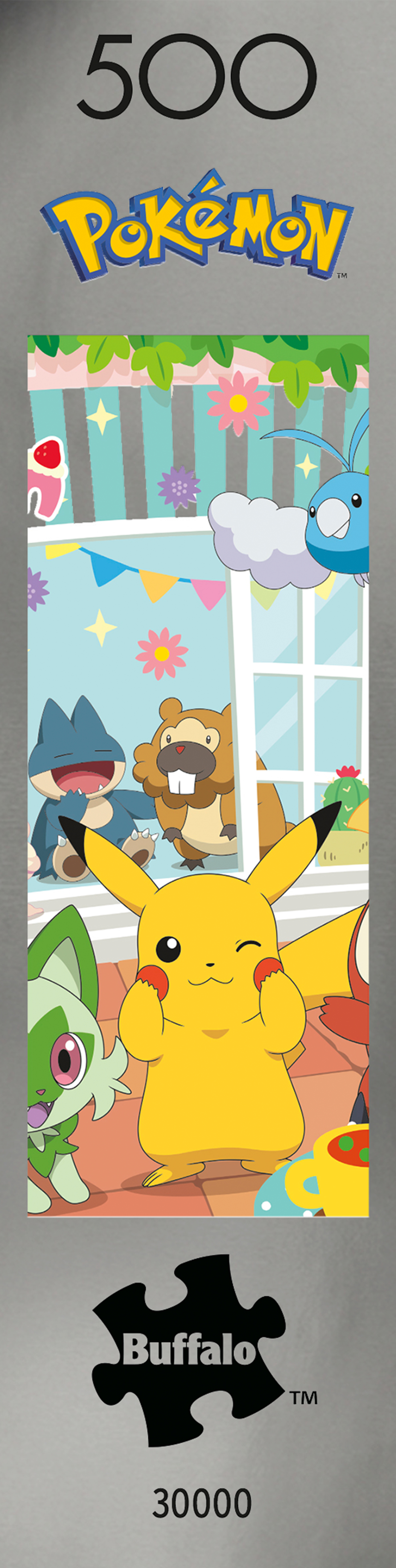 Puzzle à emboîtement de 500 pièces Pokemon Happy Cafe de Buffalo Games pour adulte à partir de 14 ans