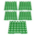 thumbnail image 3 of Plateau à Ufs, 5 Pcs Plats en Plastique Réutilisables Robustes pour Ferme pour Poulailler Rouge, Bleu, Jaune, Vert, 3 of 8