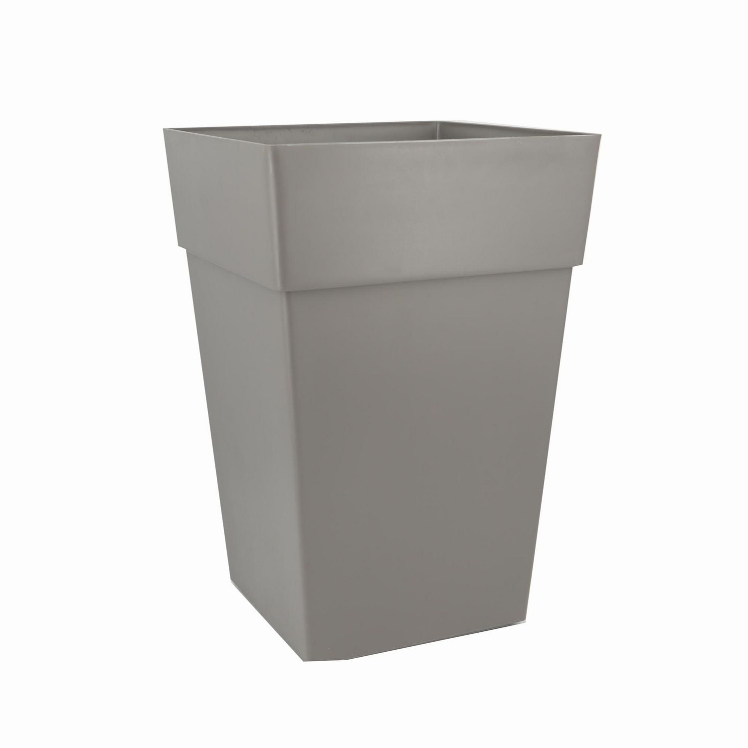 Ensemble de 2 jardinière Ollie en plastique recyclé de la collection Grapevine, gris foncé