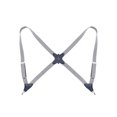 thumbnail image 2 of fastboy Polyester Men Women Brace Fashionable Replacement Portable Stylish Adjustable Elastic Back Braces with 2 Clips Grey, 2 of 6